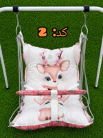 تاپ ریلکسی کودک ۱۲ طنابه؛ ننو آرامش‌بخش با پارچه مخمل - Image 3