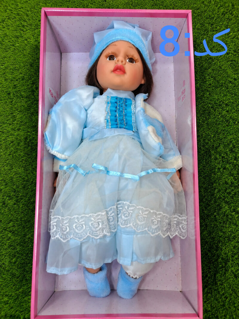 عروسک ۲۴ اینچ مدل آوازخوان با لباس مجلسی (بسیار زیبا) - Image 8