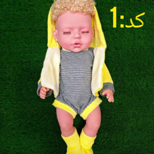 عروسک سیلیکونی سنسوردار دخترانه ۴۰ سانتی متری با کیفیت عالی