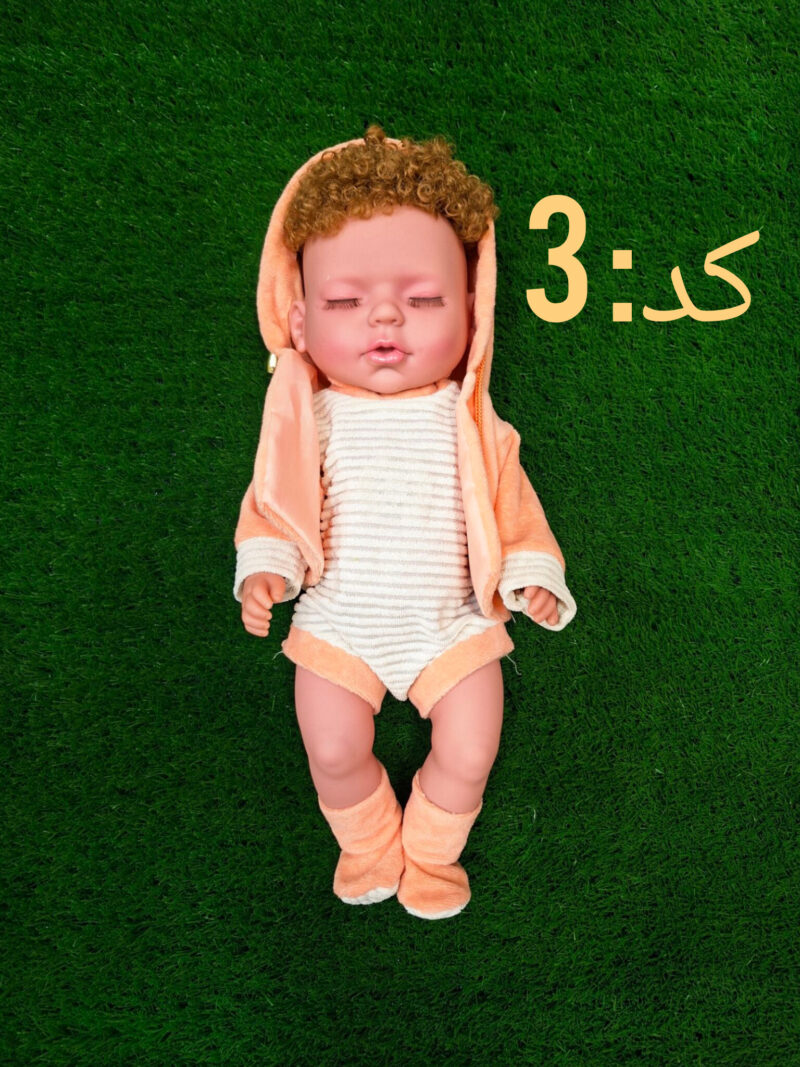 عروسک سیلیکونی سنسوردار هوشمند (قد ۴۰ سانت) - مدل‌های چشم باز و بسته - Image 4